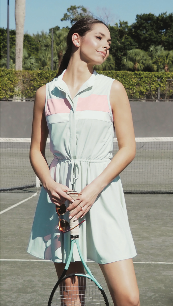 Swing Dress in Matcha