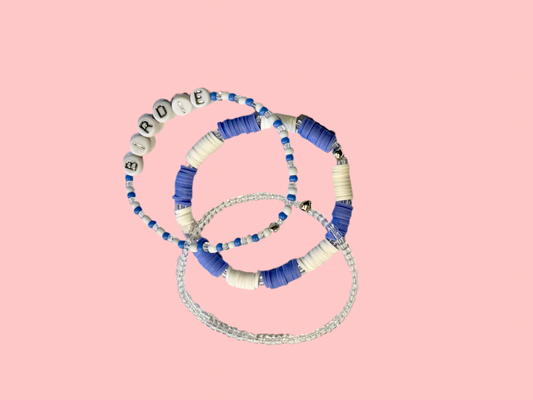 Blue Birdie Bracelet Set